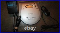 Sony Walkman D EJ725 CD Player Personal Portable Discman G Protection Jog Proof