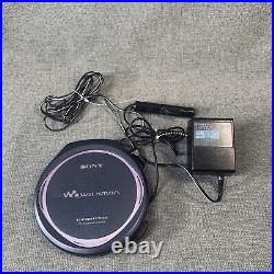 Sony Walkman D-EJ825 CD Player Gum Batteries, Inline Controller, Charger