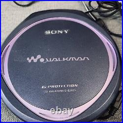 Sony Walkman D-EJ825 CD Player Gum Batteries, Inline Controller, Charger
