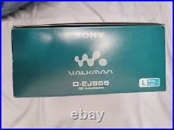 Sony Walkman D-EJ955 Personal CD Player G-protection Rechargeable CD-R/RW 92hour