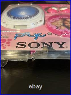 Sony Walkman D-EQ550 Portable CD Player Pink Crush/Blue Heaven NEW NOS
