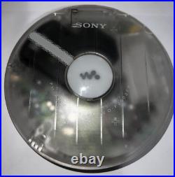 Sony Walkman D-FJ003FP Rare Clear Color CD Player AM/FM Working