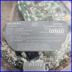 Sony Walkman D-FJ003FP Rare Clear Federal Prison CD Player AM/FM