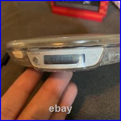 Sony Walkman D-FJ003FP Rare Clear Federal Prison CD Player AM/FM-Working