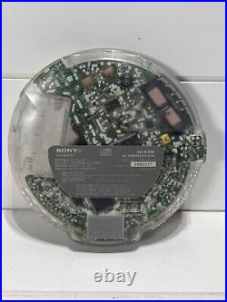 Sony Walkman D-FJ003FP Rare Clear Federal Prison CD Player AM/FM-Working 2