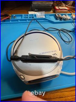 Sony Walkman D-FJ210 Portable CD Player AM/FM/Weather BUNDLE READ Description
