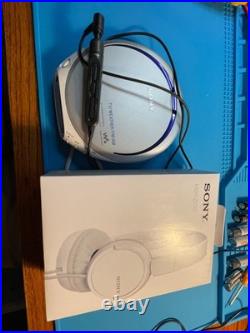 Sony Walkman D-FJ210 Portable CD Player AM/FM/Weather BUNDLE READ Description