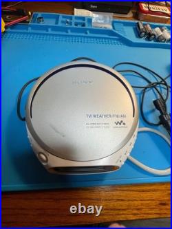 Sony Walkman D-FJ210 Portable CD Player AM/FM/Weather BUNDLE READ Description