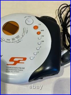 Sony Walkman D-FS601 Portable CD Player AM/FM Weather Band G-Protection