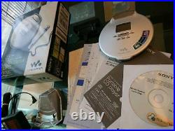 Sony Walkman D-NE920 Portable CD Player Many accessories