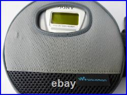 Sony Walkman D-NF400 TV/Weather/FM/AM Atrac3plus MP3 CD Player with Case Working