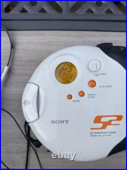 Sony Walkman D-SJ301 Portable CD Player S2 G Protection + Hand Band Working