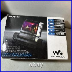 Sony Walkman D-VE7000S 7 Widescreen Portable DVD/CD Player Tested in box