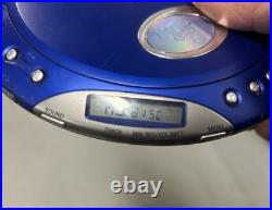 Sony Walkman ESP-MAX D-E350 -Vintage Blue- Power Tested