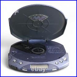 Sony Walkman ESP MAX Portable CD Player Blue & Philips In-Ear Earphones SHE9550