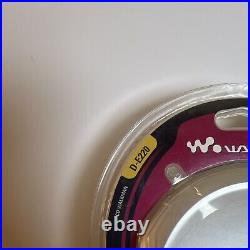 Sony Walkman ESP MAX Portable CD Player Silver D-E220 FACTORY SEALED