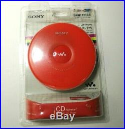 Sony Walkman Portable CD Compact Disc Player D-EJ001 NEW Sealed Orange NICE