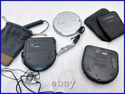 Sony Walkman Portable CD Player Lot D-465 D-EJ985 D-E700 For Parts or Repair