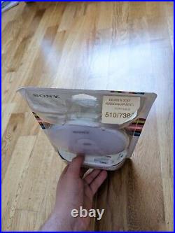 Sony Walkman Portable Personal CD Player White Model D-EJ001 Brand New Sealed