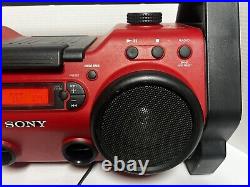 Sony ZS-H10CP Heavy Duty Water Resistant Portable Boombox Stereo CD Player