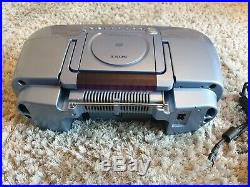 Sony ZS-M30 Portable CD & Mini Disc Player Radio Boombox Rare