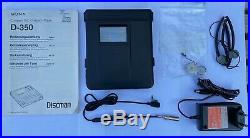 Sony discman D-35 D-350 CD portable player, serviced new motor