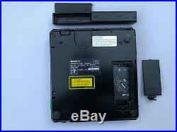 Sony discman D-35 D-350 CD portable player, serviced new motor! With RM-DM1K