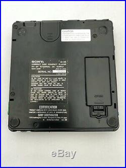 Sony discman D-35 D350 CD portable player, serviced! New motor