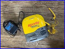Sony discman cd player d-451sp sports