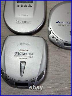 Sony walkman cd players X 7 All Working With Age Related Marks And Scratches