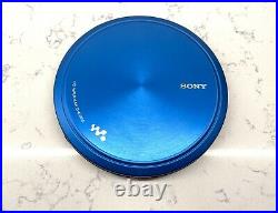 Ultra Slim Sony D-EJ955 Blue CD Walkman/Discman Portable CD Player