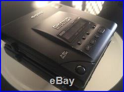 Untested Sony Metal Discman D 303 Personal CD Player 1bit Dac With Optical Out