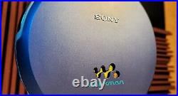 VERY Rare & Stunning Colour Sony D-VE45 Portable Video CD Walkman Complete