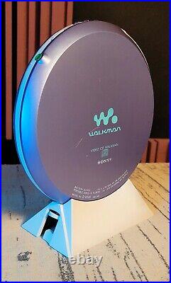 VERY Rare & Stunning Colour Sony D-VE45 Portable Video CD Walkman Complete