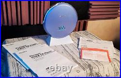 VERY Rare & Stunning Colour Sony D-VE45 Portable Video CD Walkman Complete