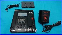 VINTAGE 1991 Sony Discman Walkman D-350 WITH CASE PERFECT TESTED CD PLAYER