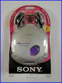 VINTAGE 2002 SONY D-E350 CD WALKMAN CD-R/RW ESP MAX Silver NEW & SEALED