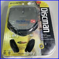 VINTAGE 90's NOS New in Package Sony ESP Discman D-E301 PORTABLE CD PLAYER New