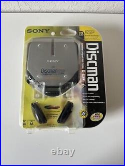VINTAGE 90's NOS New in Package Sony ESP Discman D-E301 PORTABLE CD PLAYER New
