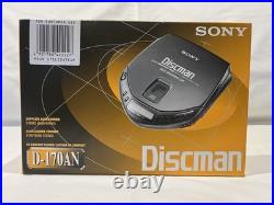 VINTAGE MINT NOS Sony Discman D-170AN + Box + Manual + Headphones + Papers