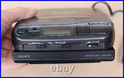 VINTAGE SONY DISCMAN D-33 D33 CD PLAYER with MOUNT PLATE CPM-203P & BOX (works)