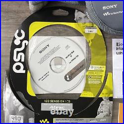 VTG COMPLETE Sony Psyc D-NF400 CD Walkman Atrac3 Plus MP3 TV/Weather/FM/AM