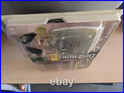 VTG Sony D-E206CK Car Ready Discman Portable CD Player Silver with Car Kit
