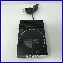 VTG Sony D5-A Portable CD Player Discman w AC-D50 Power Adaptor Dock FOR PARTS