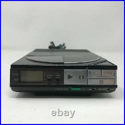 VTG Sony D5-A Portable CD Player Discman w AC-D50 Power Adaptor Dock FOR PARTS