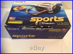 VTG Sony Sports Walkman D-SJ15 Portable Compact CD Player New with box