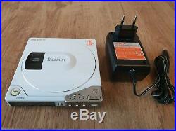Very Rare Vintage Sony D-150 Discman Portable CD Player Walkman Weiss White