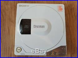 Very Rare Vintage Sony D-150 Discman Portable CD Player Walkman Weiss White