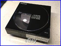Vintage 1985 SONY D-50 CD Player, Sony AC-D50 AC Power Adaptor And Carry Case