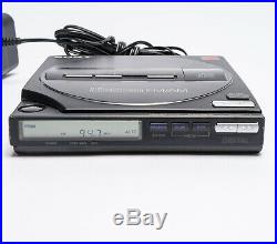 Vintage 1987 Sony D-T10 Discman withBP-100 Battery, Power Adapter, Manual & Case